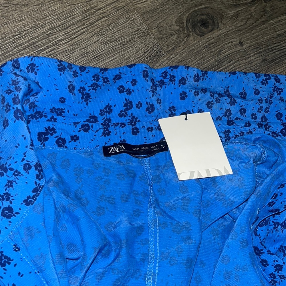 Zara Blue Blouse